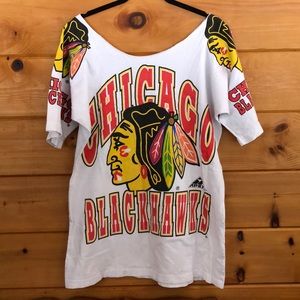 Vintage NHL Chicago Blackhawks Custom Shirt Oversized Fit Apex XL